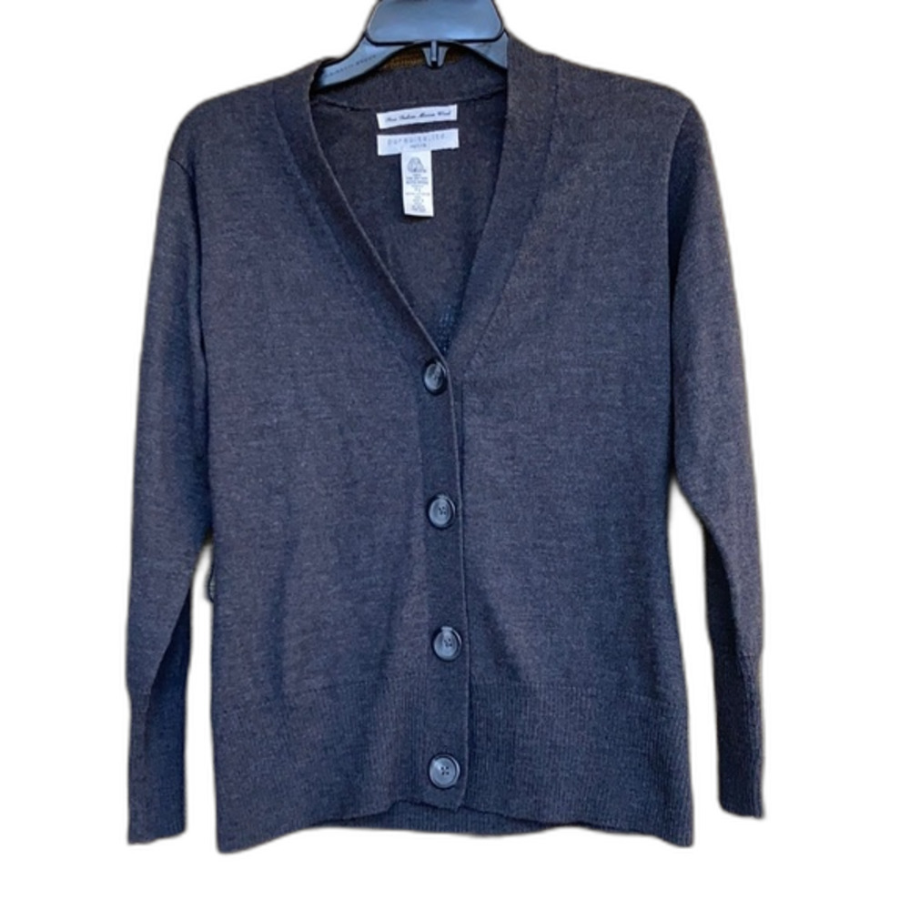 Pursuits Ltd merino wool petite cardigan sweater